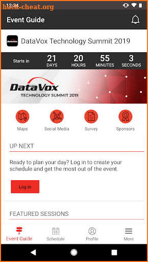 DataVox Events screenshot