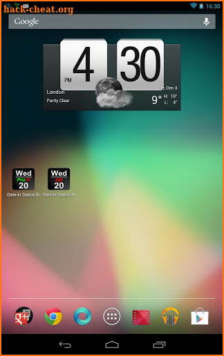 Date In Status Bar HD Pro screenshot