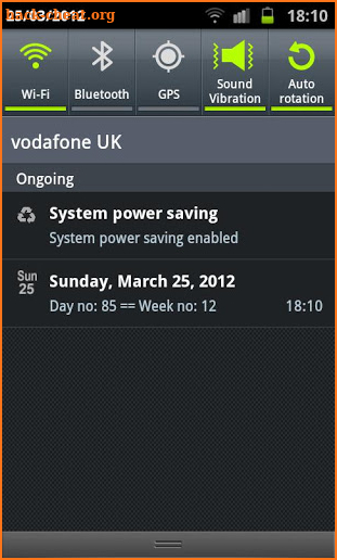 Date in Status Bar Pro screenshot
