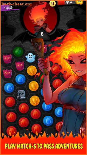 Dates Inferno: sinful puzzle screenshot