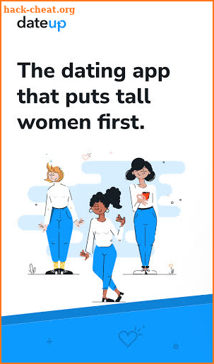 DateUp - The dating app that puts tall women first screenshot