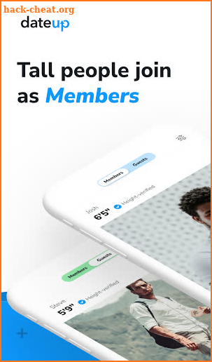 DateUp - The dating app that puts tall women first screenshot