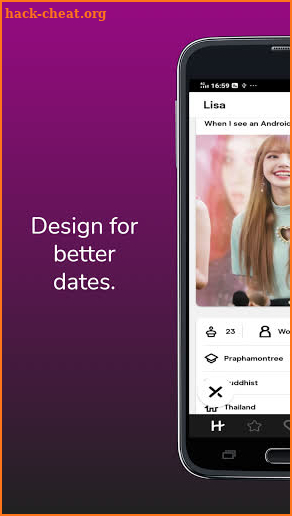 Dating App Hinge screenshot
