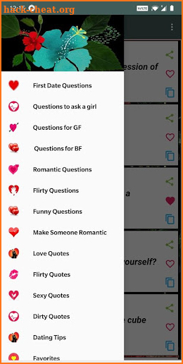 Dating Questions screenshot