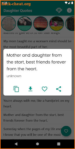 Daughter Quotes and Sayings screenshot