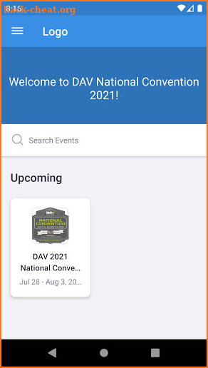 DAV 2021 National Convention screenshot