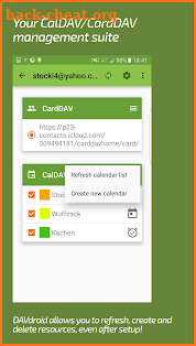 DAVdroid – CalDAV/CardDAV Synchronization screenshot
