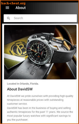 DavidSW Watch screenshot
