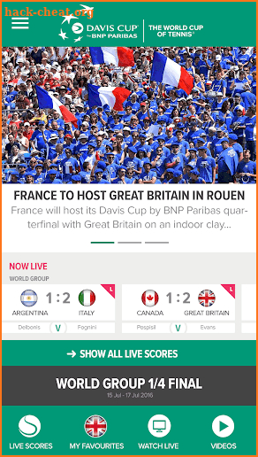 Davis Cup screenshot