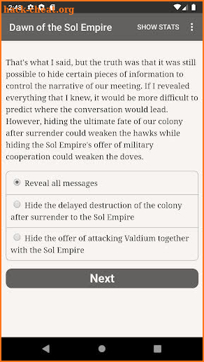 Dawn of the Sol Empire screenshot