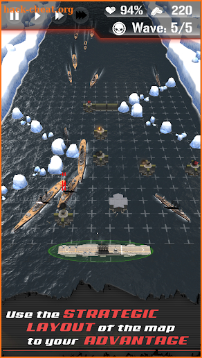 Dawn Uprising: Battle Ship Defense screenshot
