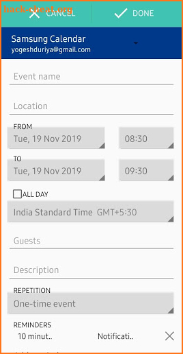 Day Time Calendar screenshot