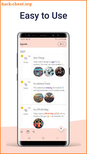 Daynote - Diary, Journal, Private Notes with Lock screenshot