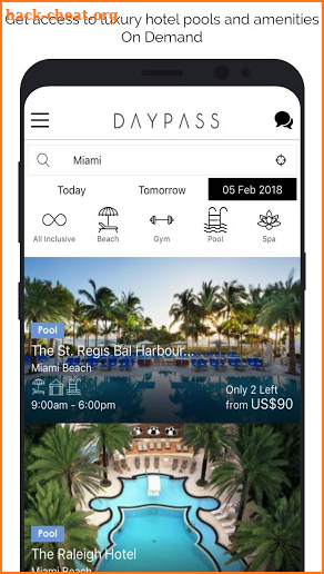 DayPass: Hotel Wellness & Luxury Experiences screenshot