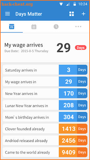 Days Matter - Countdown Event screenshot