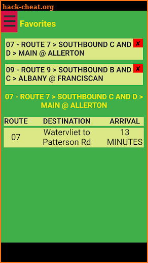 Dayton RTA Bus Tracker screenshot