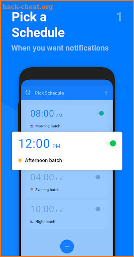 Daywise: Schedule Notifications. Be calm & focused screenshot