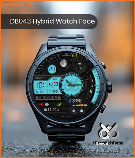 DB043 Hybrid Watch Face screenshot