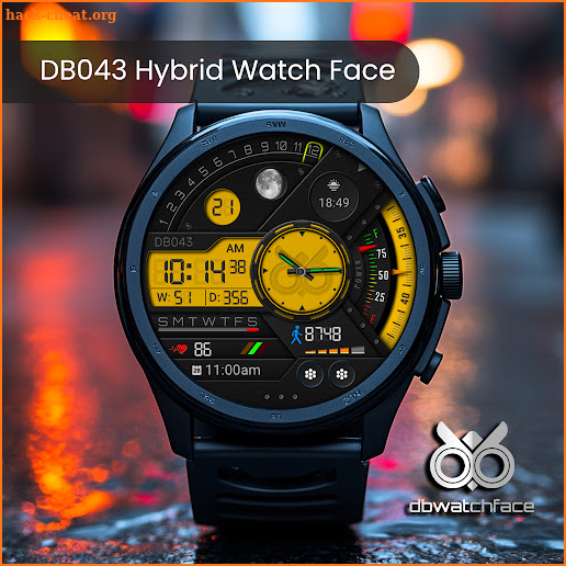 DB043 Hybrid Watch Face screenshot