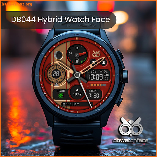 DB044 Hybrid Watch Face screenshot