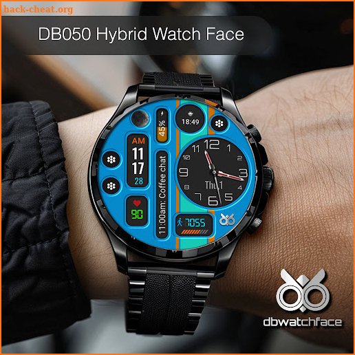 DB050 Hybrid Watch Face screenshot