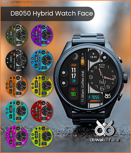 DB050 Hybrid Watch Face screenshot