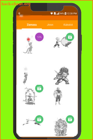 DBZ SandBox Color by Pixels and Numbers screenshot