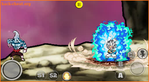 DBZ Super Fighters battle screenshot