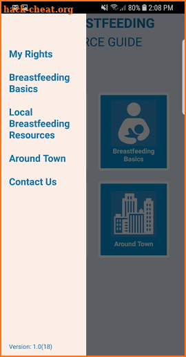 DC Breastfeeding Resource Guide screenshot