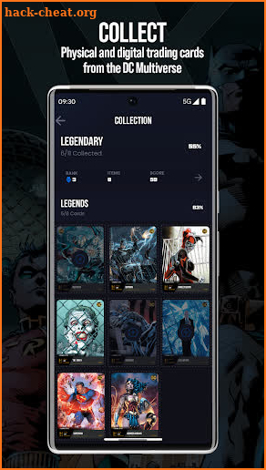 DC cards by Hro screenshot