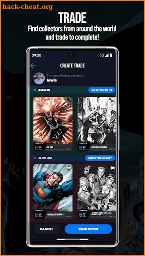 DC cards by Hro screenshot