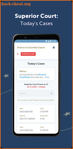 DC Courts Mobile screenshot