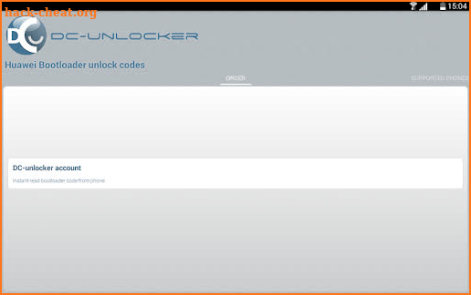 DC Huawei Bootloader Codes screenshot