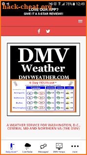 DC MD VA Weather - Local 4cast screenshot