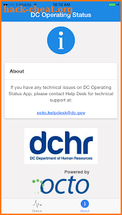 DC Operating Status screenshot