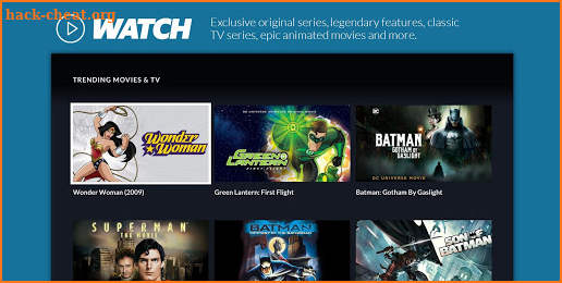 DC Universe - Android TV screenshot