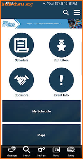 DCAC Events screenshot