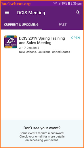 DCIS Annual Meeting screenshot
