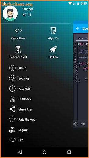 Dcoder, Compiler IDE :Code & Programming on mobile screenshot