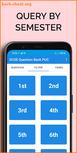 DCSE Question Bank PUC screenshot