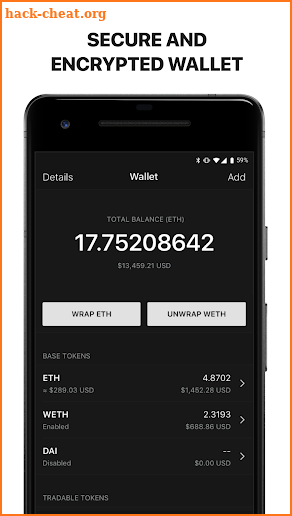 DDEX - Decentralized Exchange & Ethereum Wallet screenshot