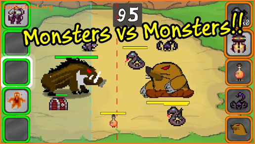 DDMonsters - Pixel Monster RTS game screenshot