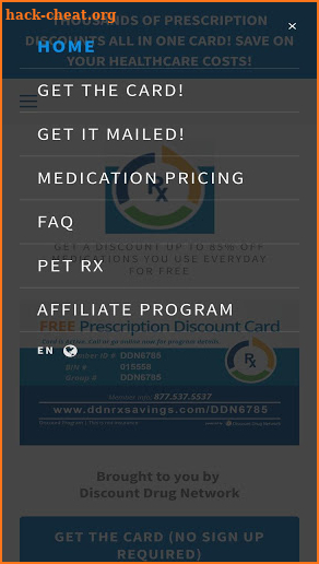DDNcard - FREE Prescription Discount Card screenshot