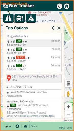 DDOT Bus Tracker screenshot