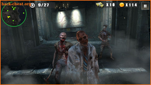 Dead Battlegrounds- 2K18 walking zombie shooting screenshot