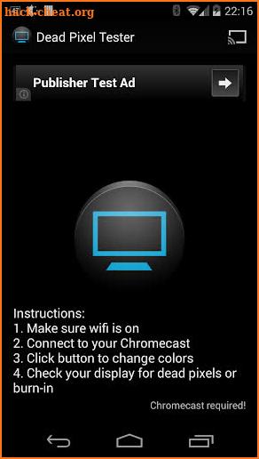 Dead Pixel Tester (Chromecast) screenshot
