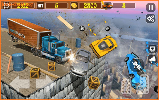 Deadly Car Crash: Crazy Crash Drive Game screenshot