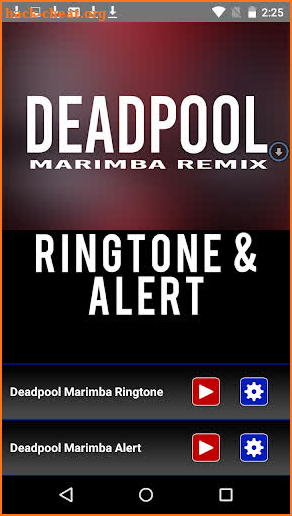 Deadpool Marimba Ringtone screenshot