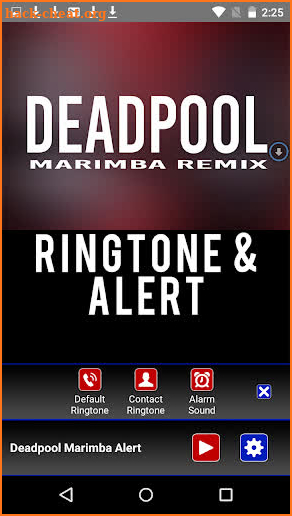 Deadpool Marimba Ringtone screenshot