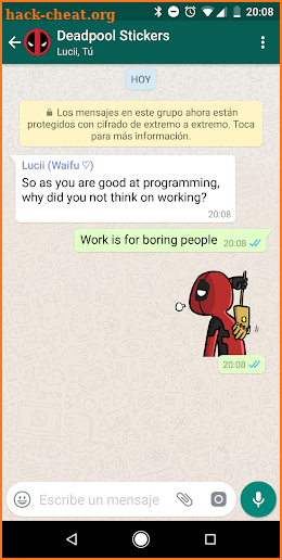 Deadpool Stickers for WAStickerApps screenshot